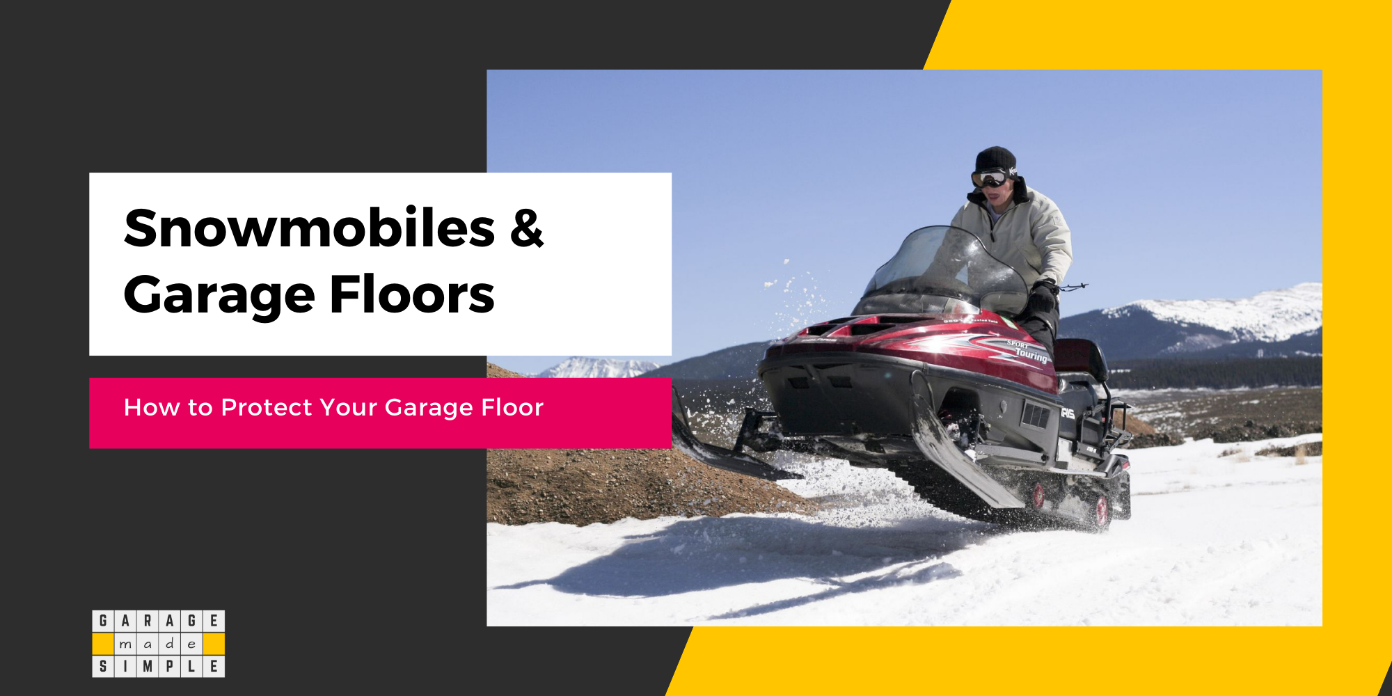 The Best Ways To Protect Garage Floors from Snowmobiles