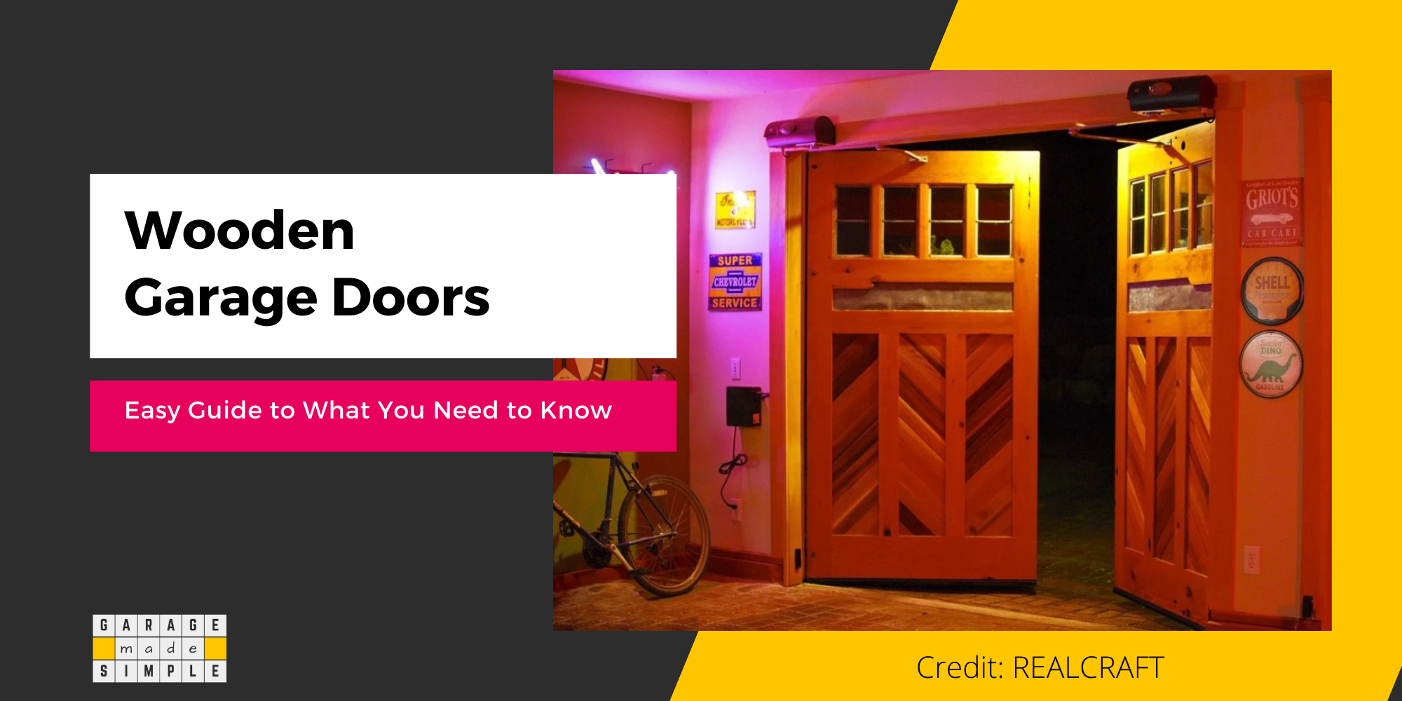 An Easy Guide To What You Need To Know About Wooden Garage Doors
