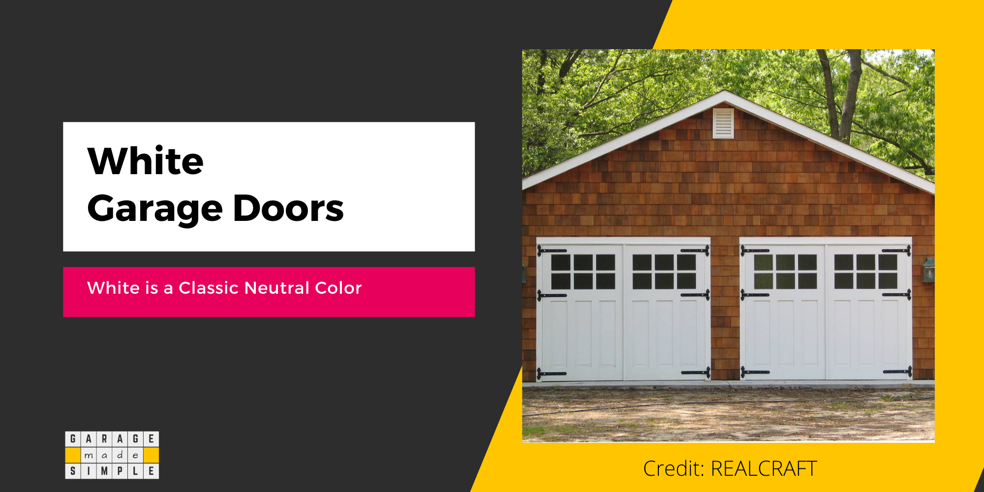 10 Reasons Why White Garage Doors are The Most Popular