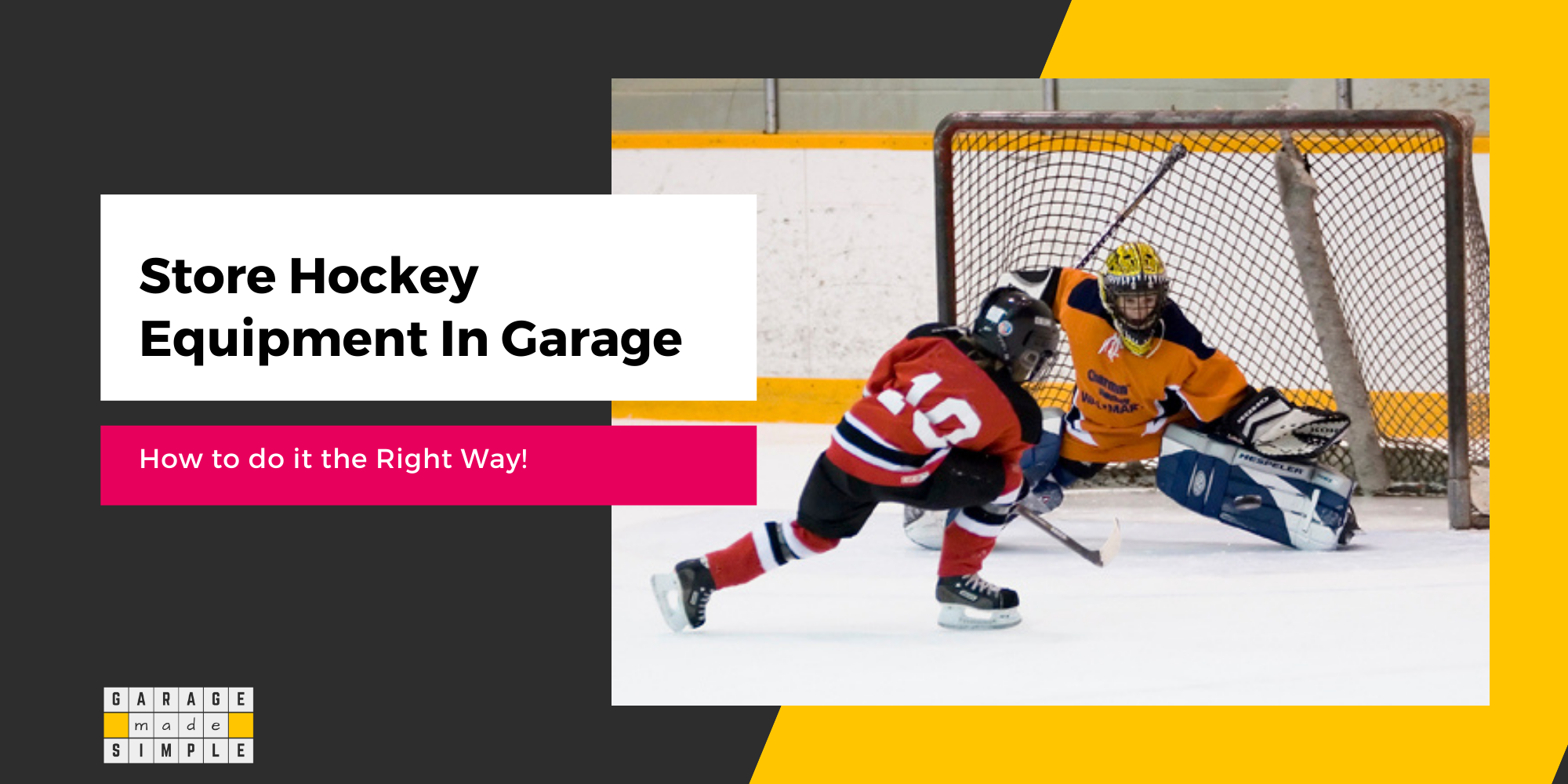 Store Hockey Gear In Garage - Feature Image