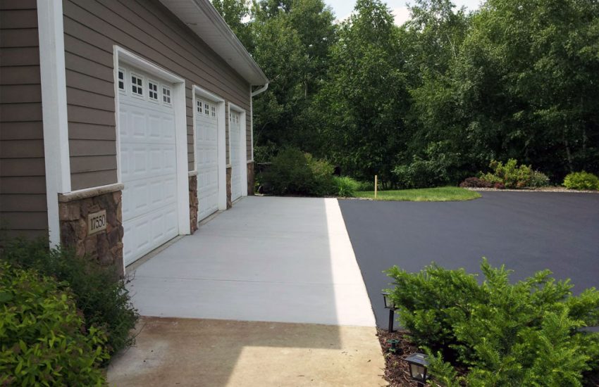 Concrete Garage Apron by Aurora