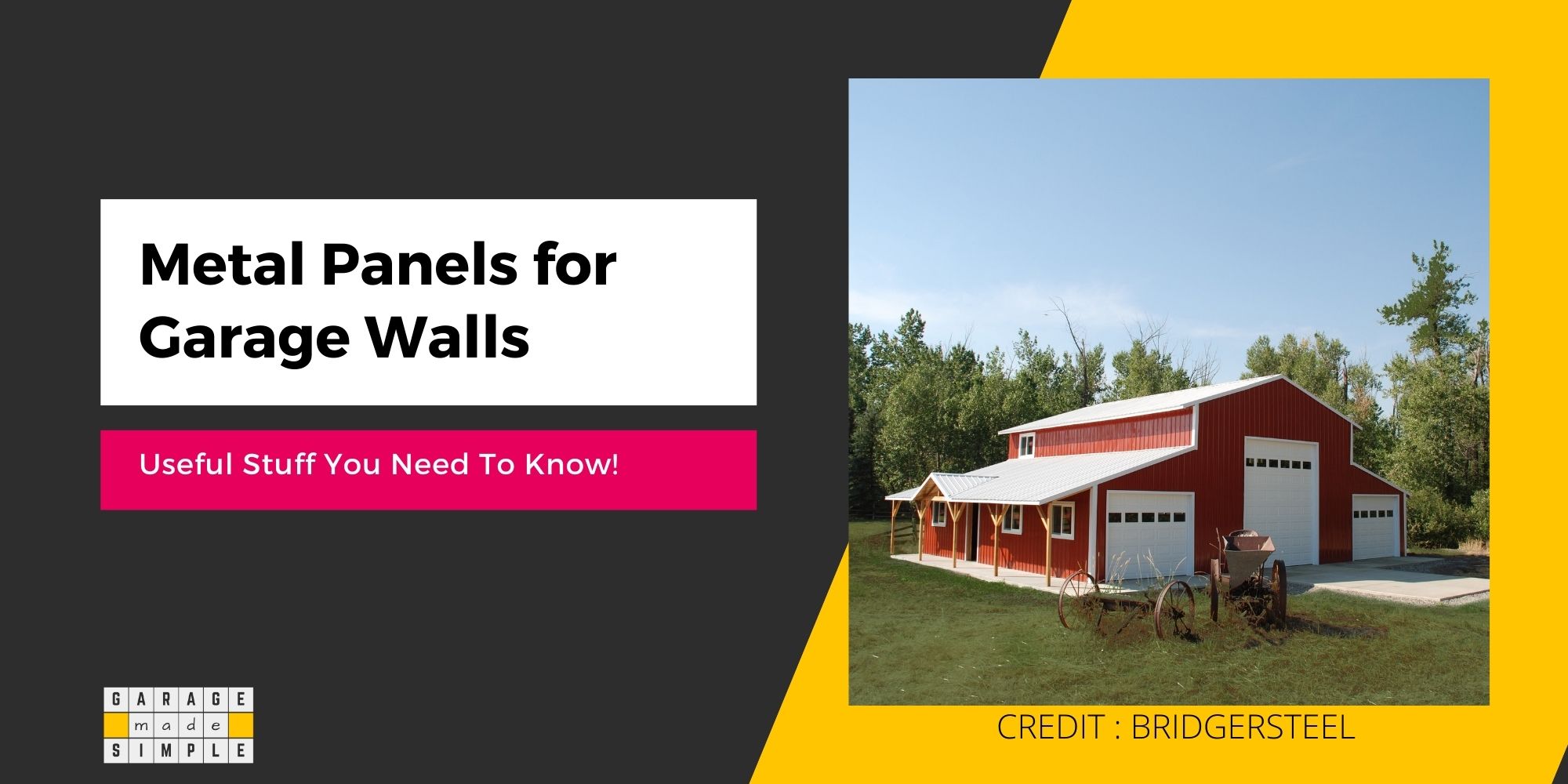 Metal Panels For Garage Walls? (Useful Stuff You Need To Know!)
