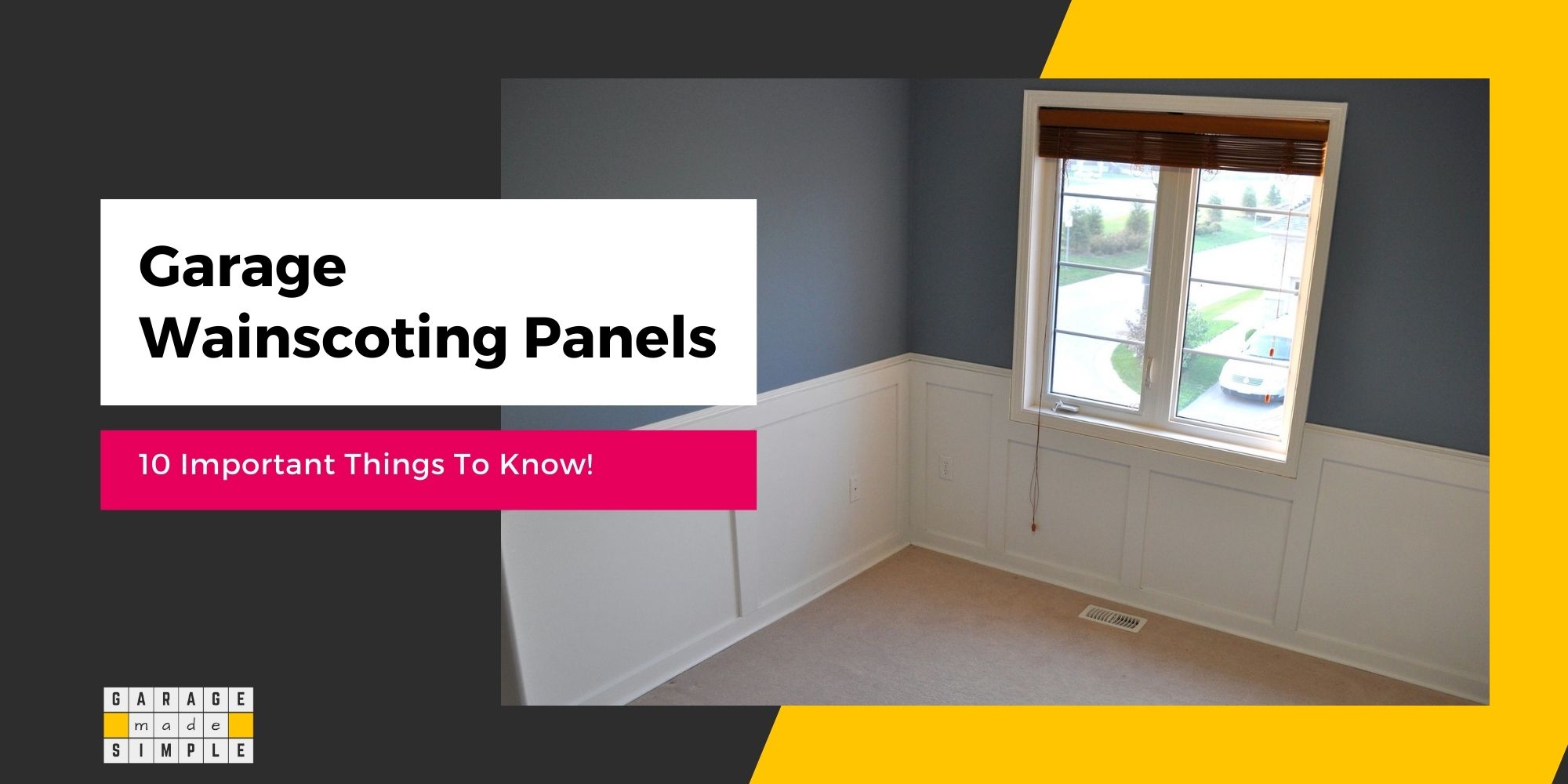 Garage Wainscoting Panels (10 Important Things You Need To Know!)