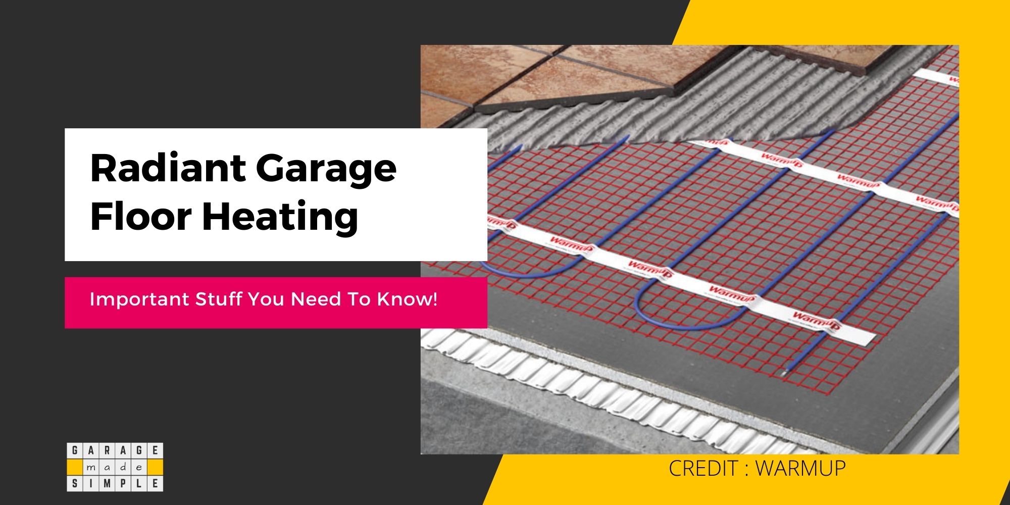 Radiant Garage Floor Heating (Important Things You Need to Know)