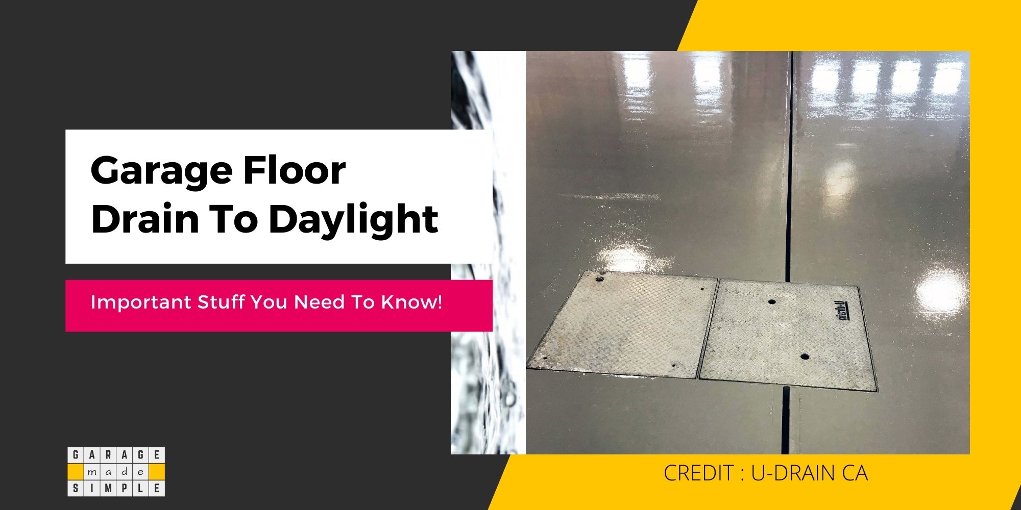 Garage Floor Drain To Daylight (Important Stuff You Need To Know!)