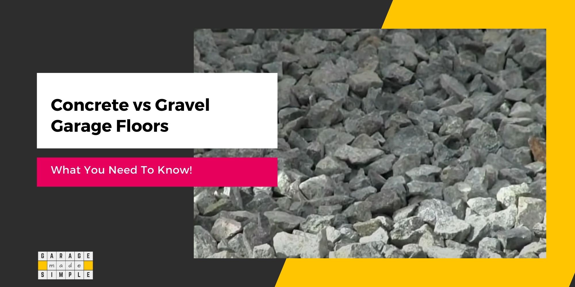 What You Need To Know About Concrete Vs Gravel Garage Floors