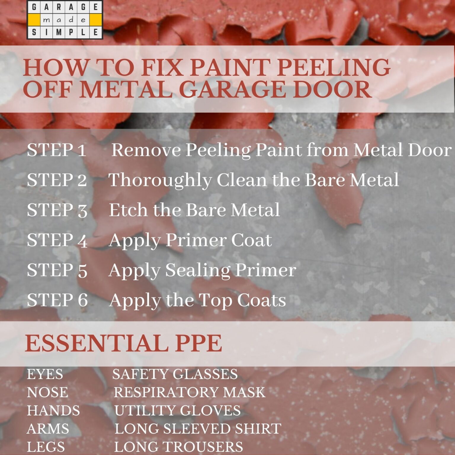 How to Fix Paint Peeling Off Metal Door? The Best 6Step Guide!