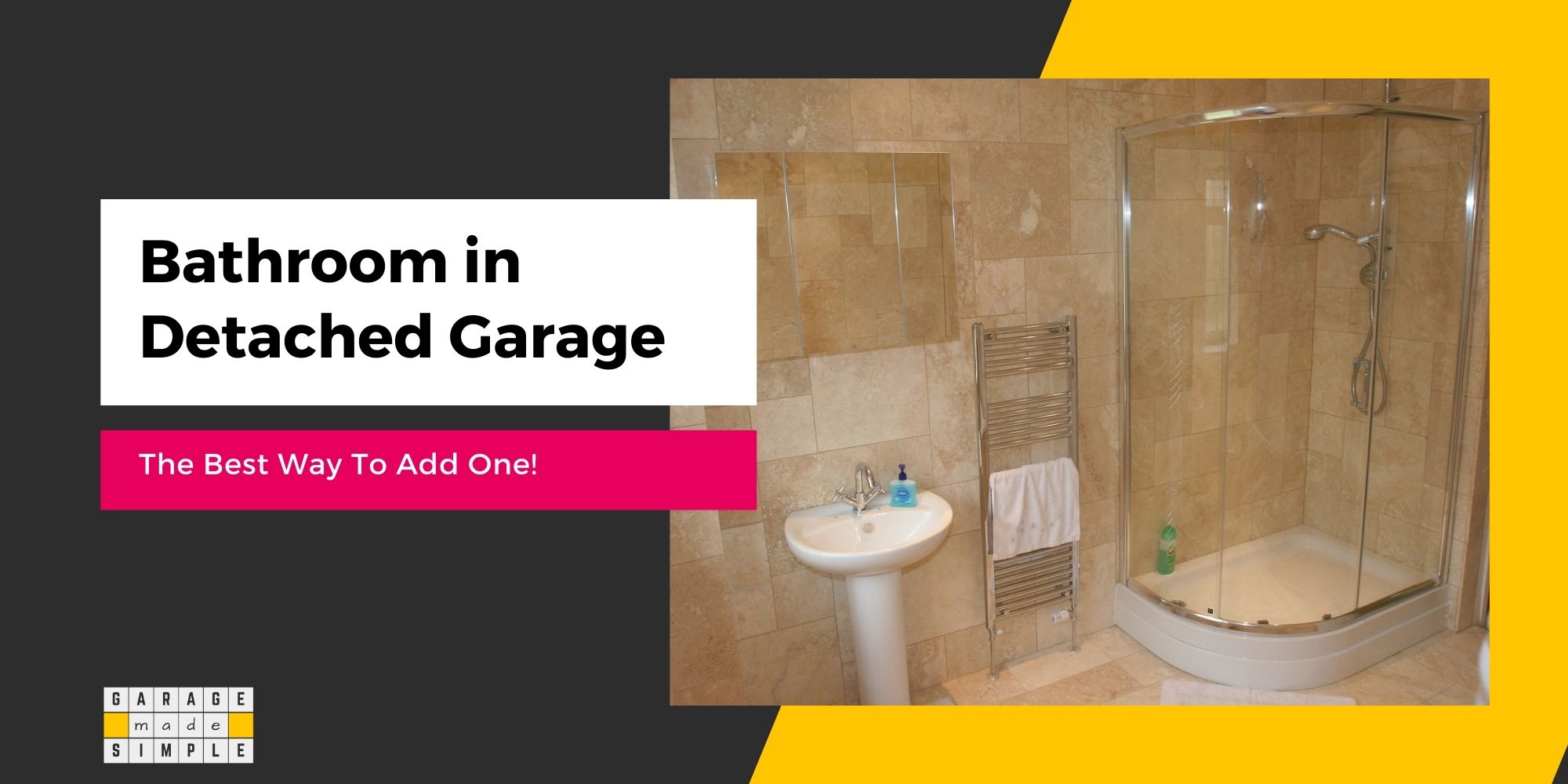 How To Put A Bathroom In Your Detached Garage? (The Best Way!)