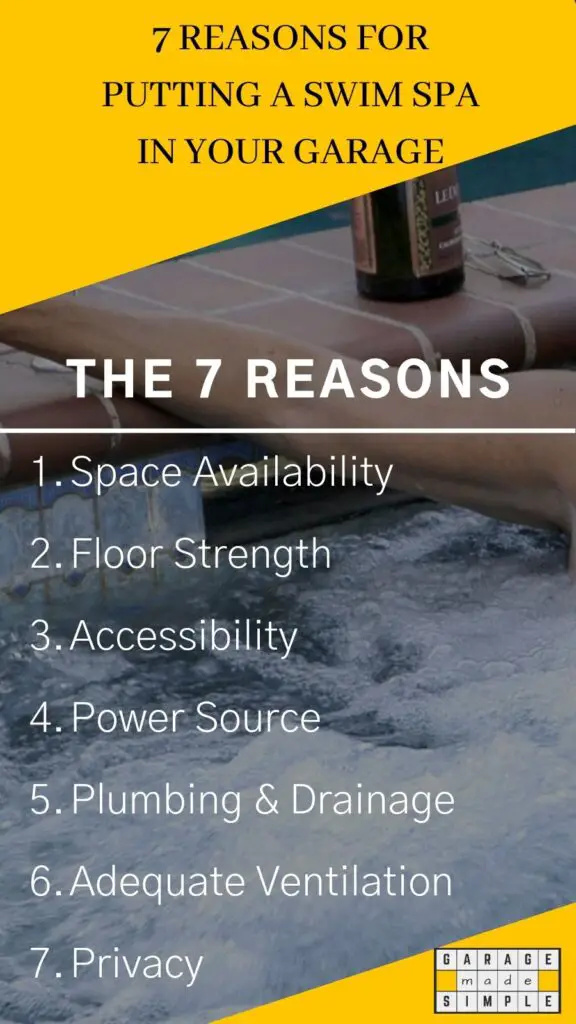 7 Reasons for Putting a Swim Spa in Your Garage