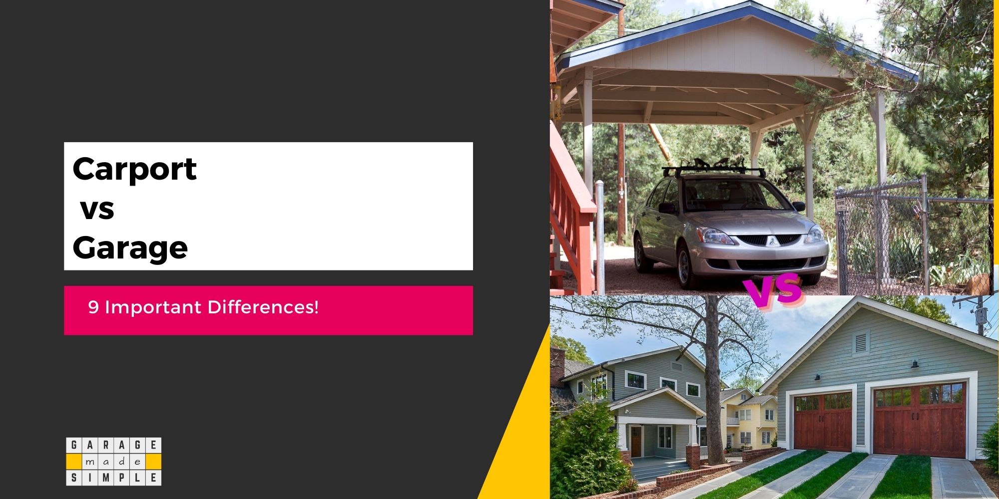 Attached Carport vs Garage ( 9 Important Differences You Need To Know!)