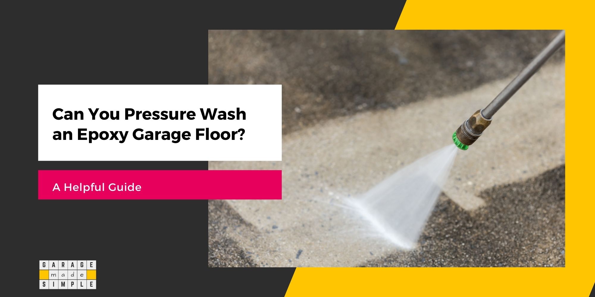 Can You Pressure Wash an Epoxy Garage Floor? (A Helpful Guide!)