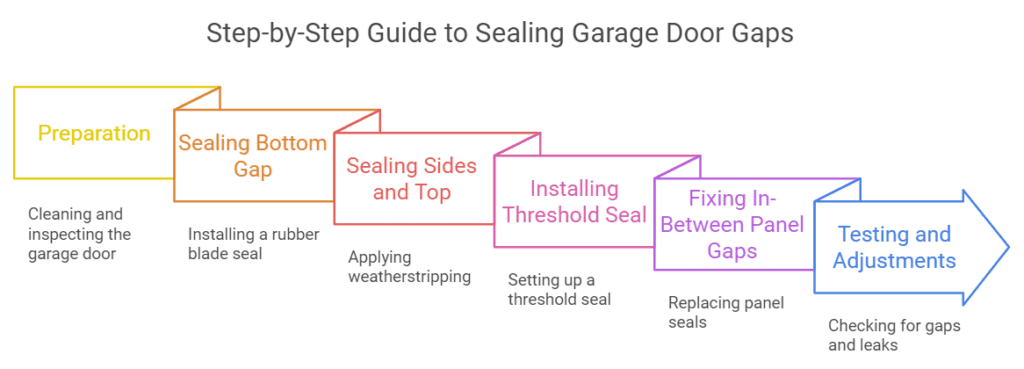 Step-by-Step Guide to Seal Garage Door Gaps