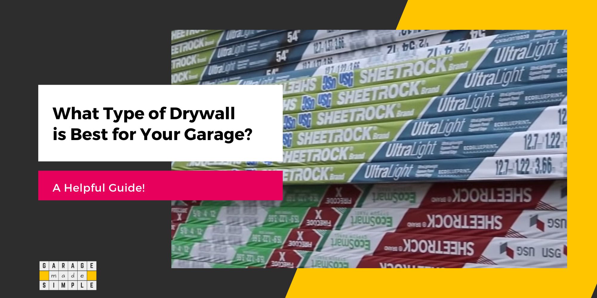 What Type of Drywall is Best for Your Garage? (A Helpful Guide!)