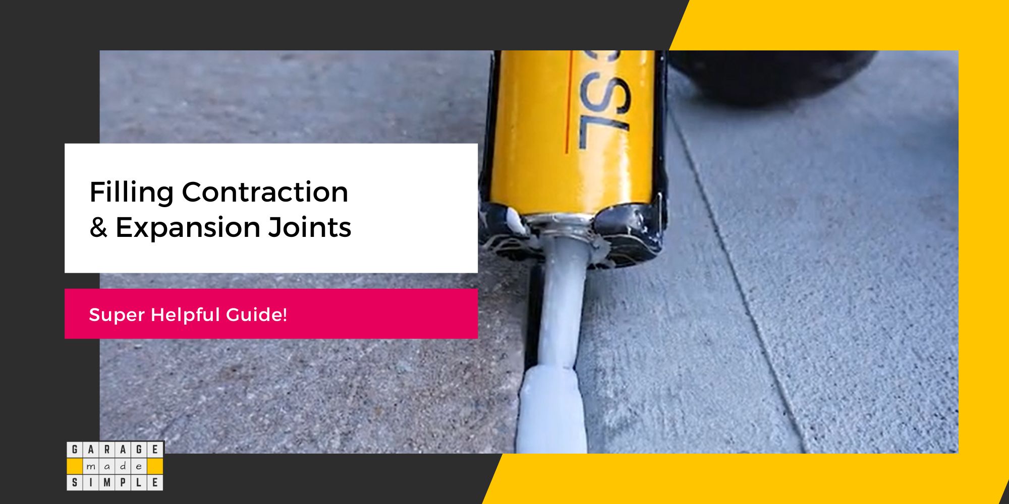 Filling Contraction & Expansion Joints