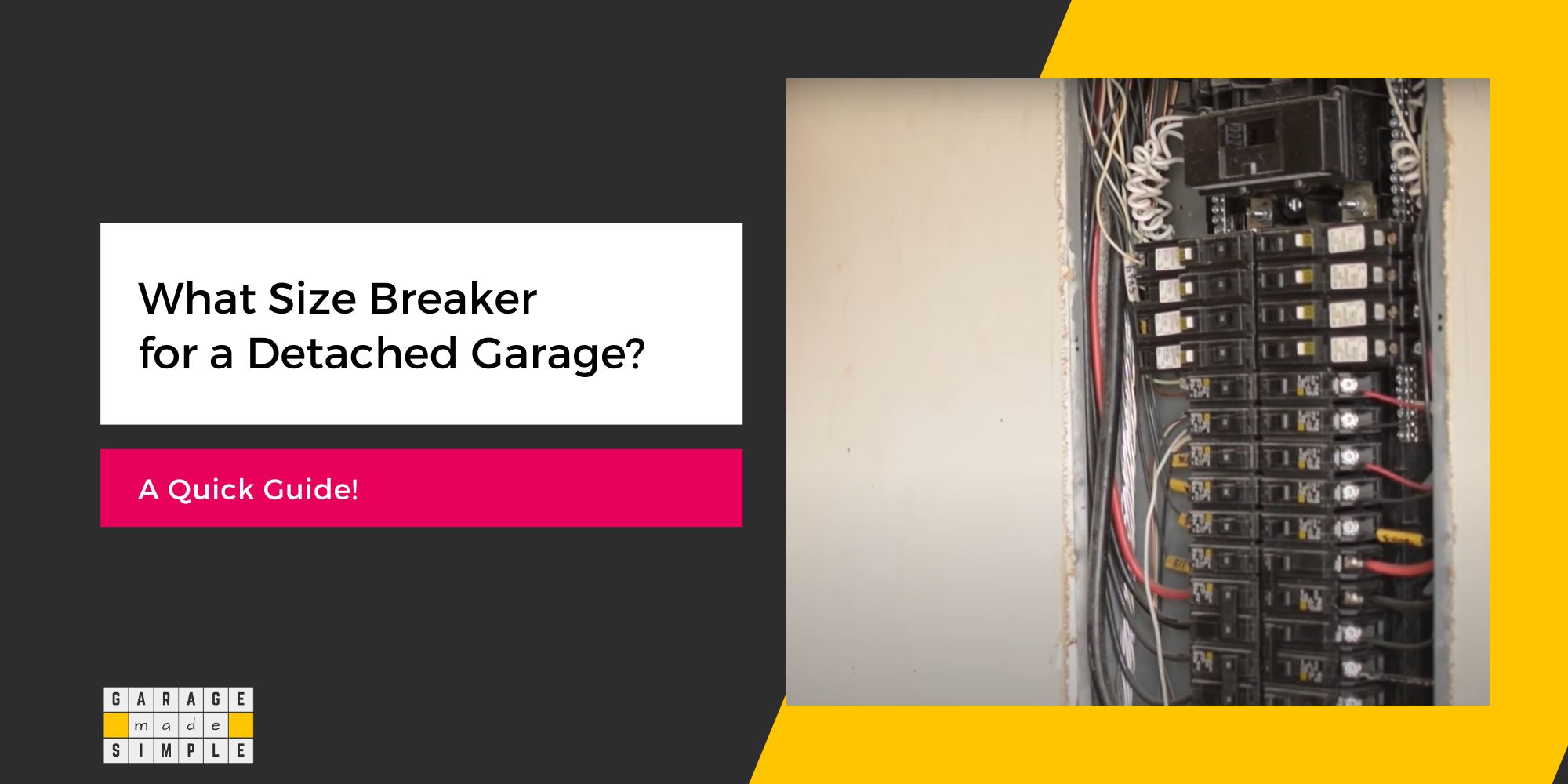 What Size Breaker Do I Need for a Detached Garage? (A Quick Guide!)
