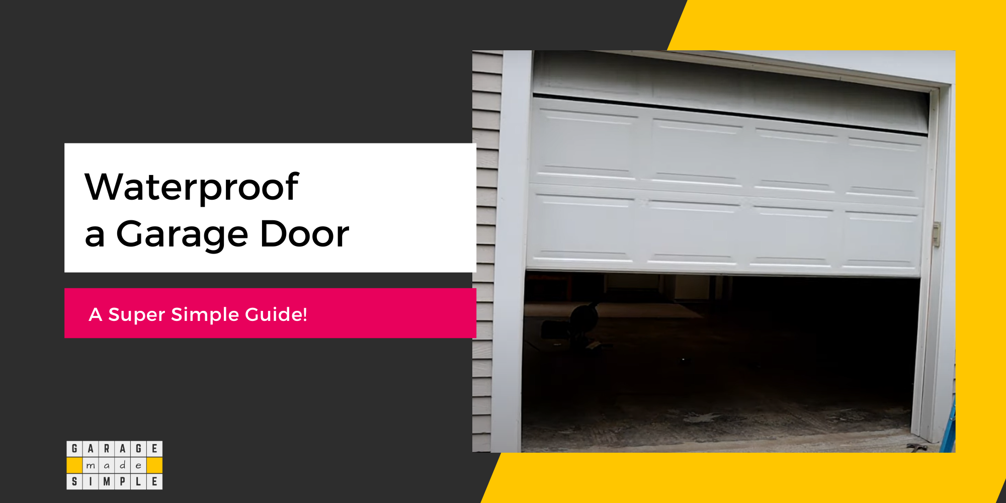 Weatherproof a Garage Door