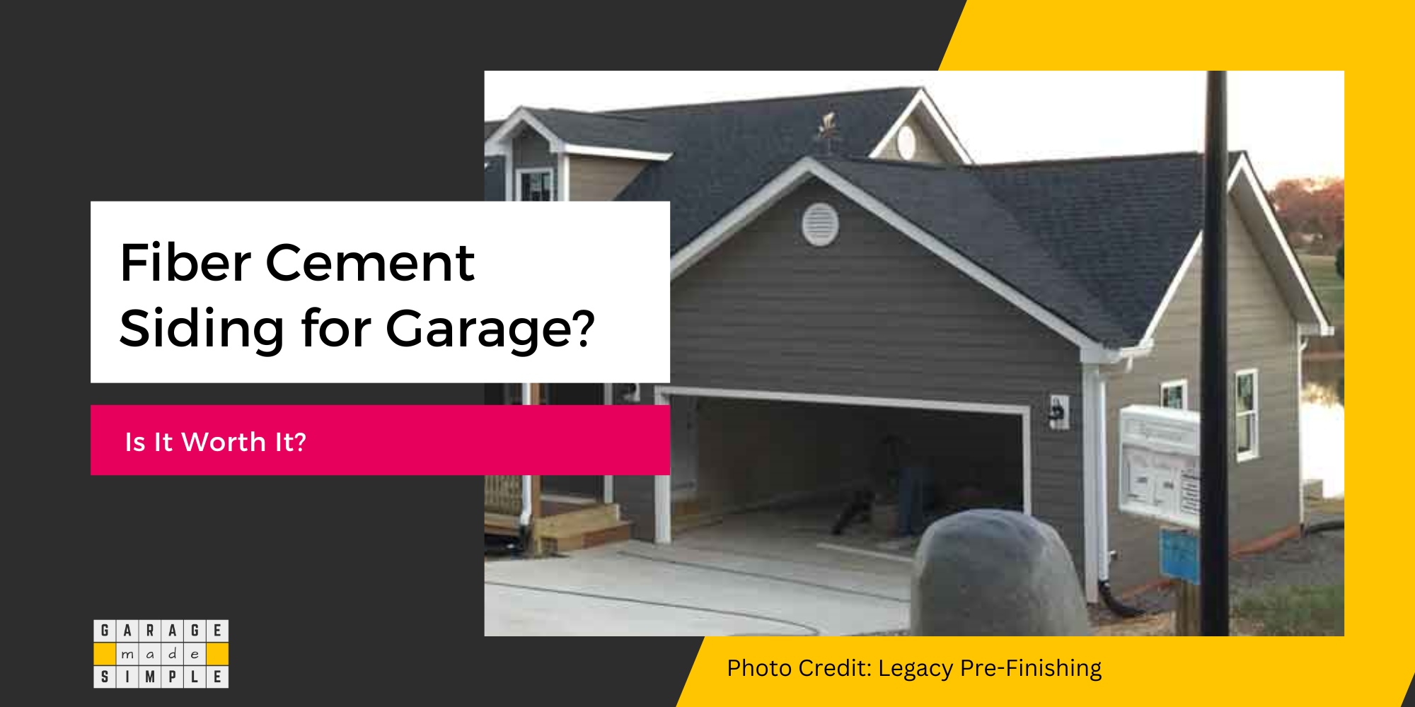 Fiber Cement Siding for Garage: Is It Worth It?