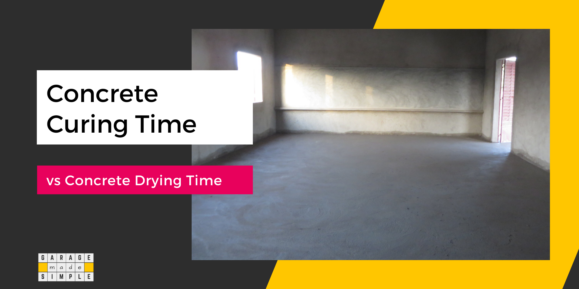 Concrete Curing Time vs Concrete Drying Time
