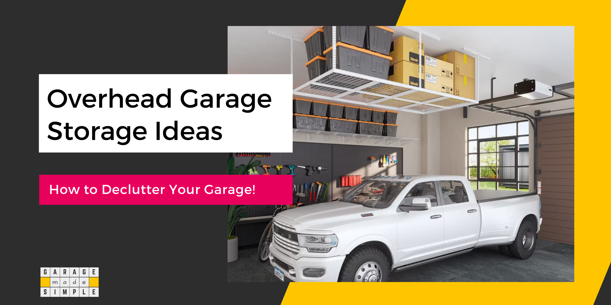 Overhead Garage Storage Ideas