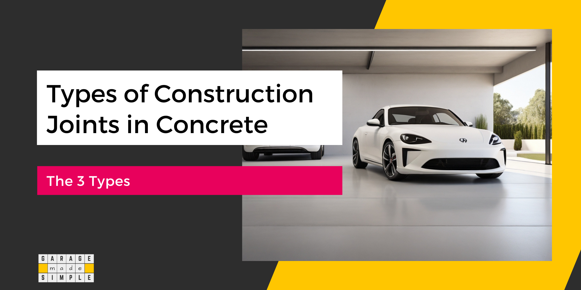 3 Types of Construction Joints in Concrete Garage Floors!