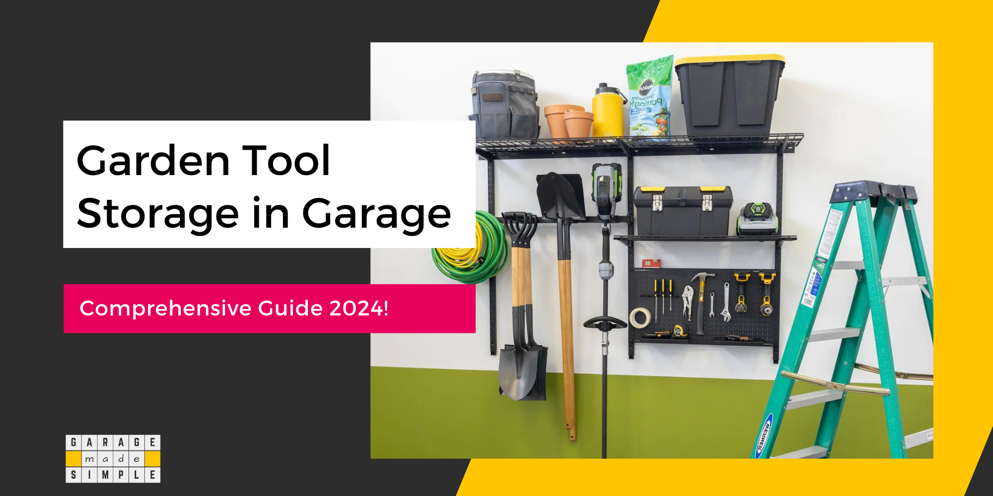 Garden Tool Storage in Garage