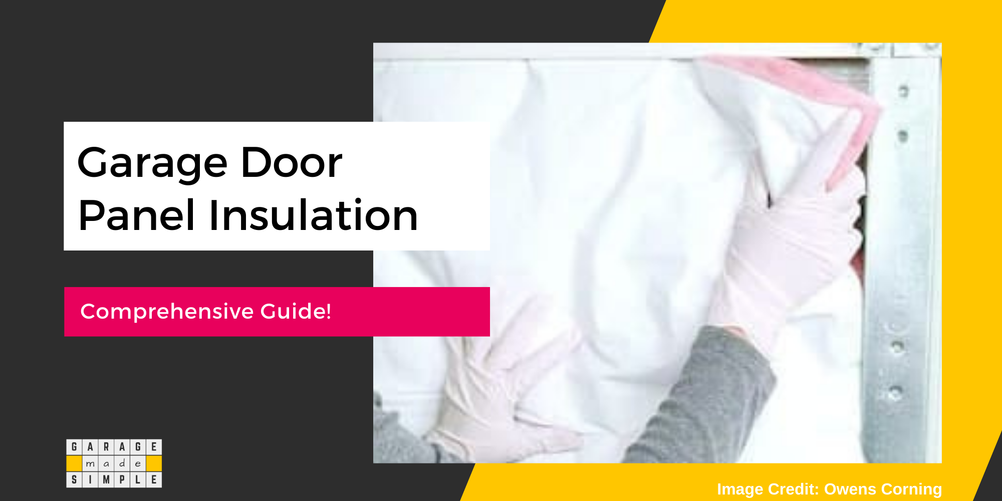 Garage Door Panel Insulation