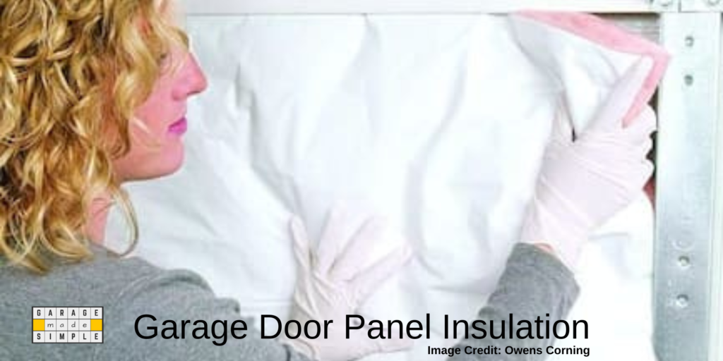 Garage Door Panel Insulation