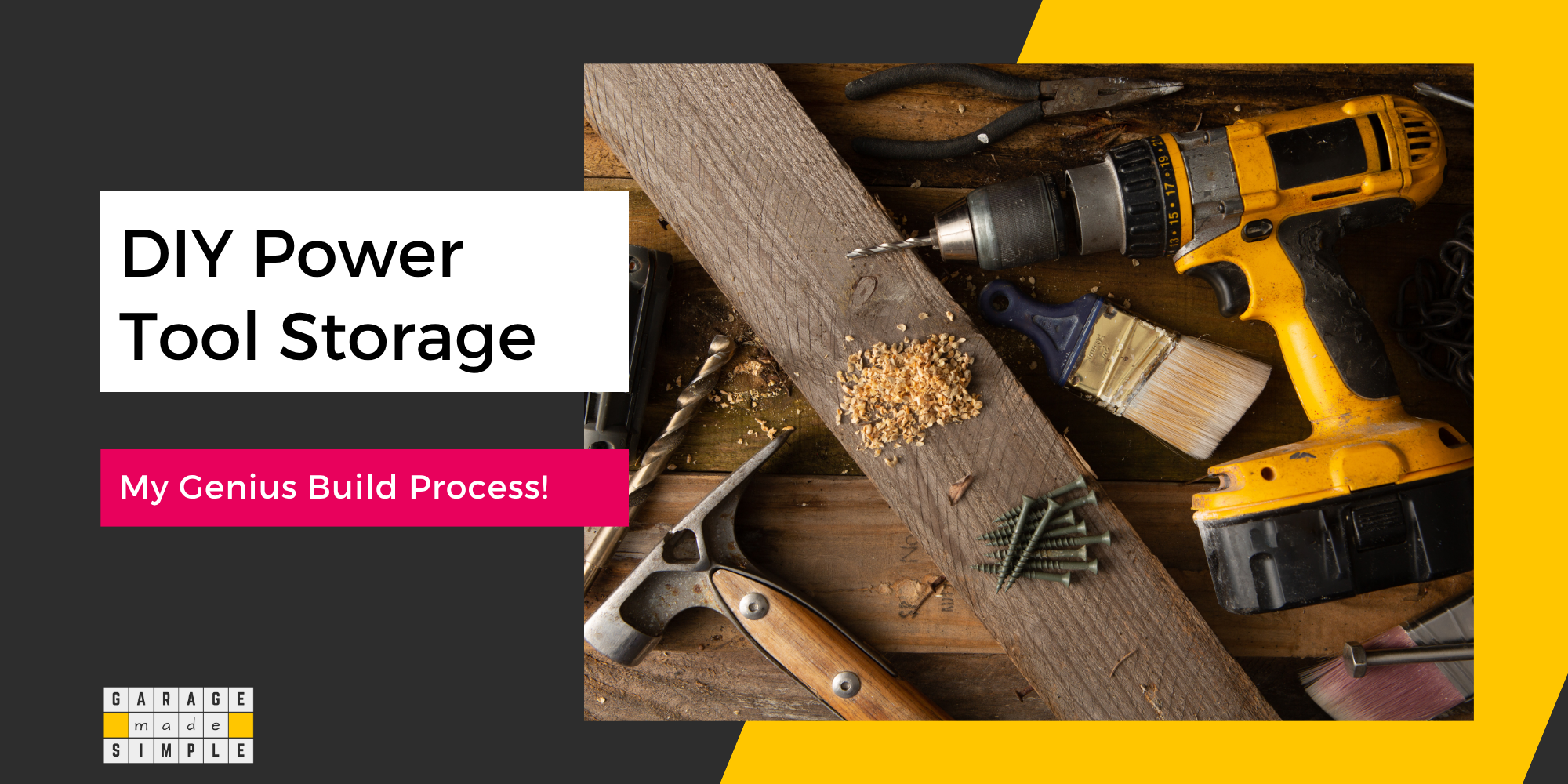 DIY Power Tool Storage