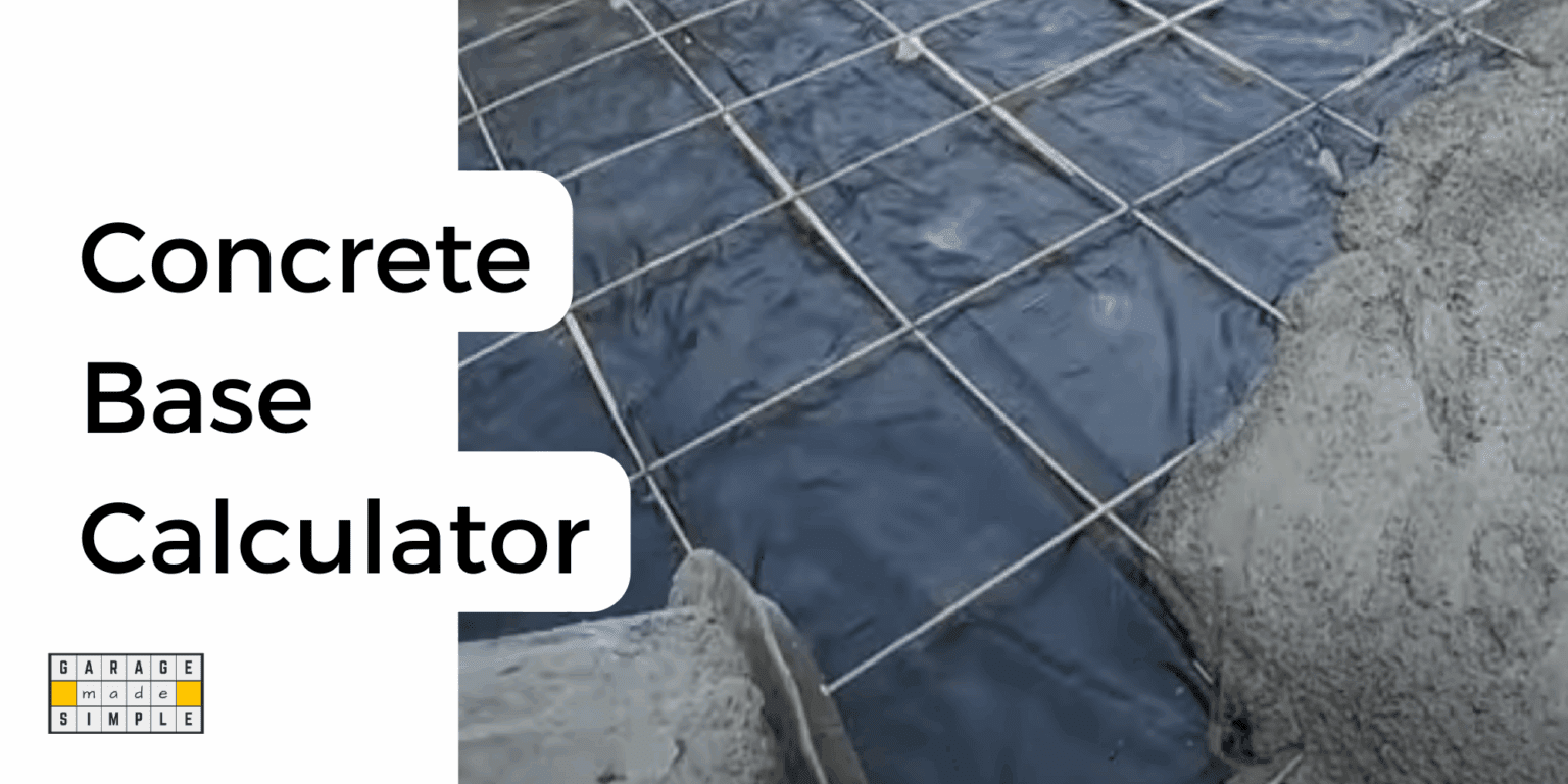 Free Concrete Base Calculator With Presets for Popular Project Types ...