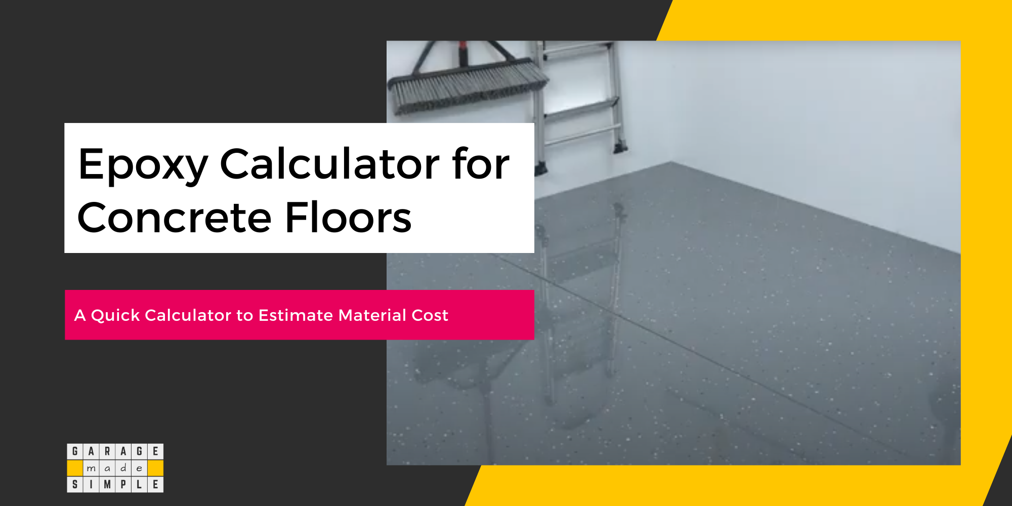 Epoxy Calculator for Concrete Garage Floors